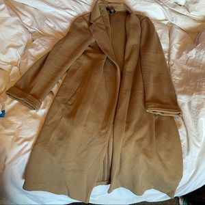 Forever 21 Long Tan Coat